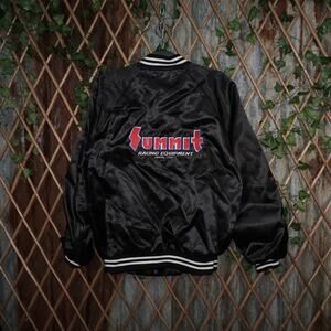 Large - Vintage / Y2K Summit racing equipment bomber jacket